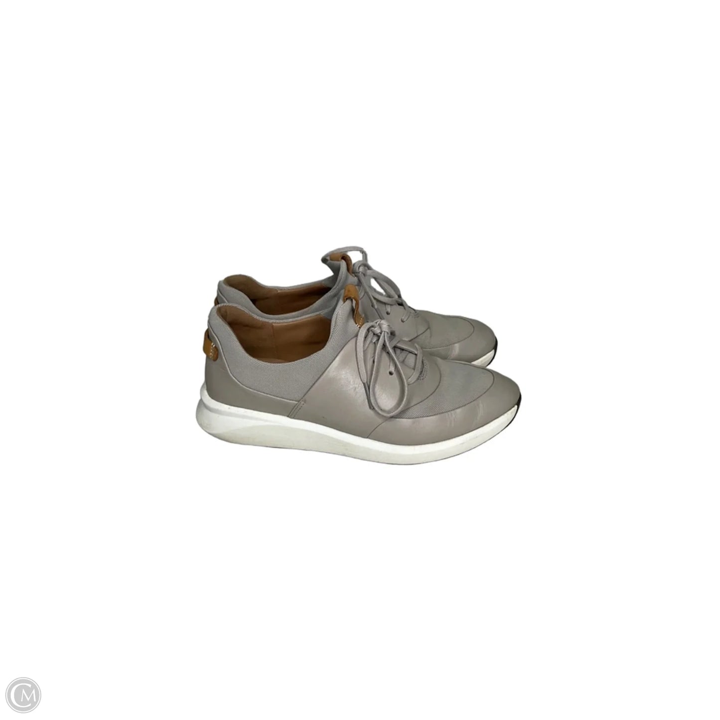 Shoes Athletic By Clarks In Grey, Size: 6.5