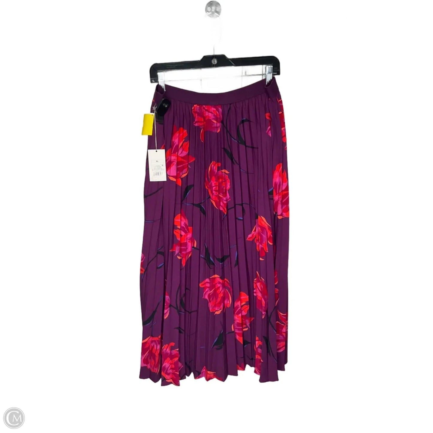 Skirt Maxi By A New Day In Floral Print, Size: Xl