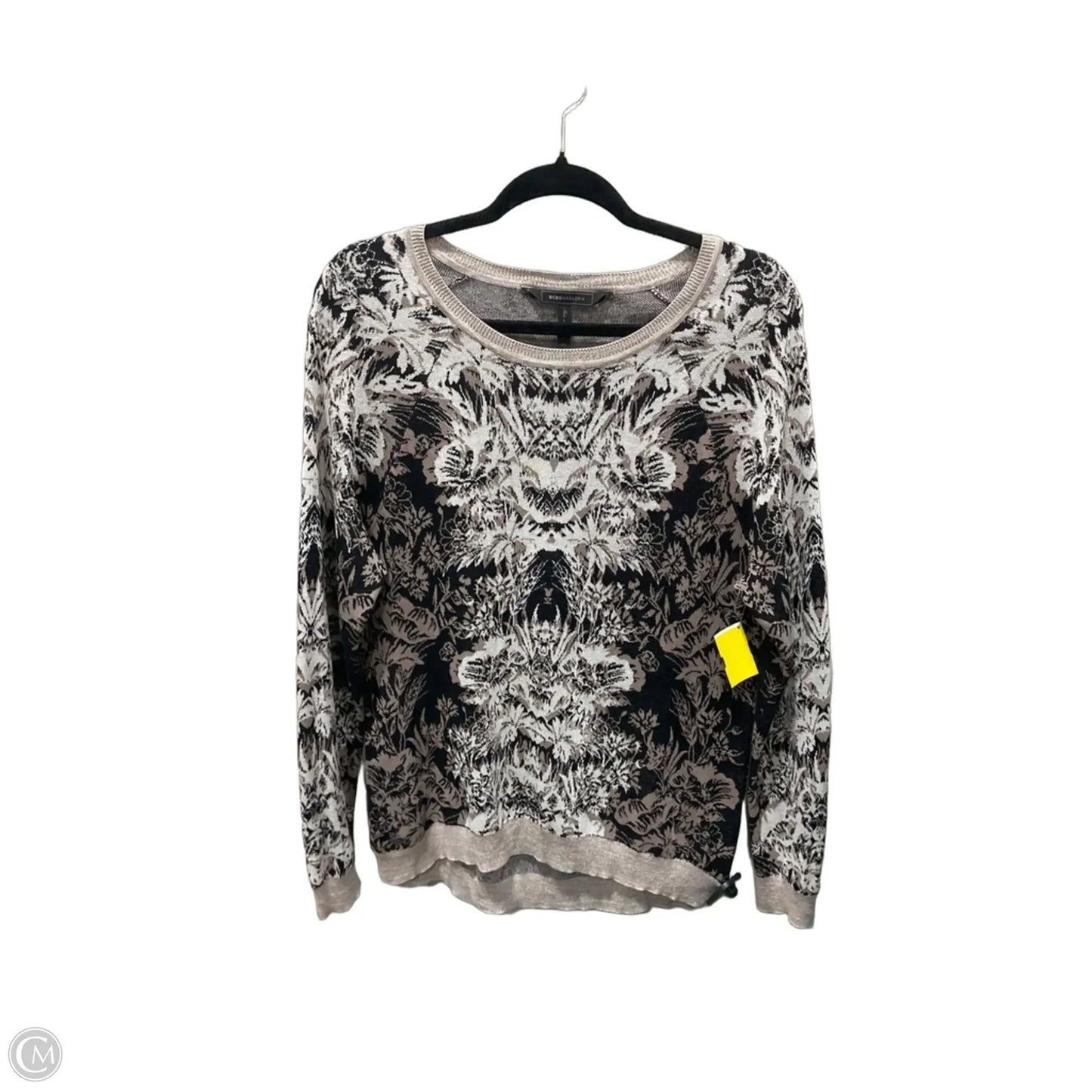 Sweater By Bcbgmaxazria In Floral Print, Size: M/L