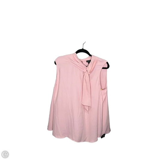 Blouse Sleeveless By Torrid In Pink, Size: Xl