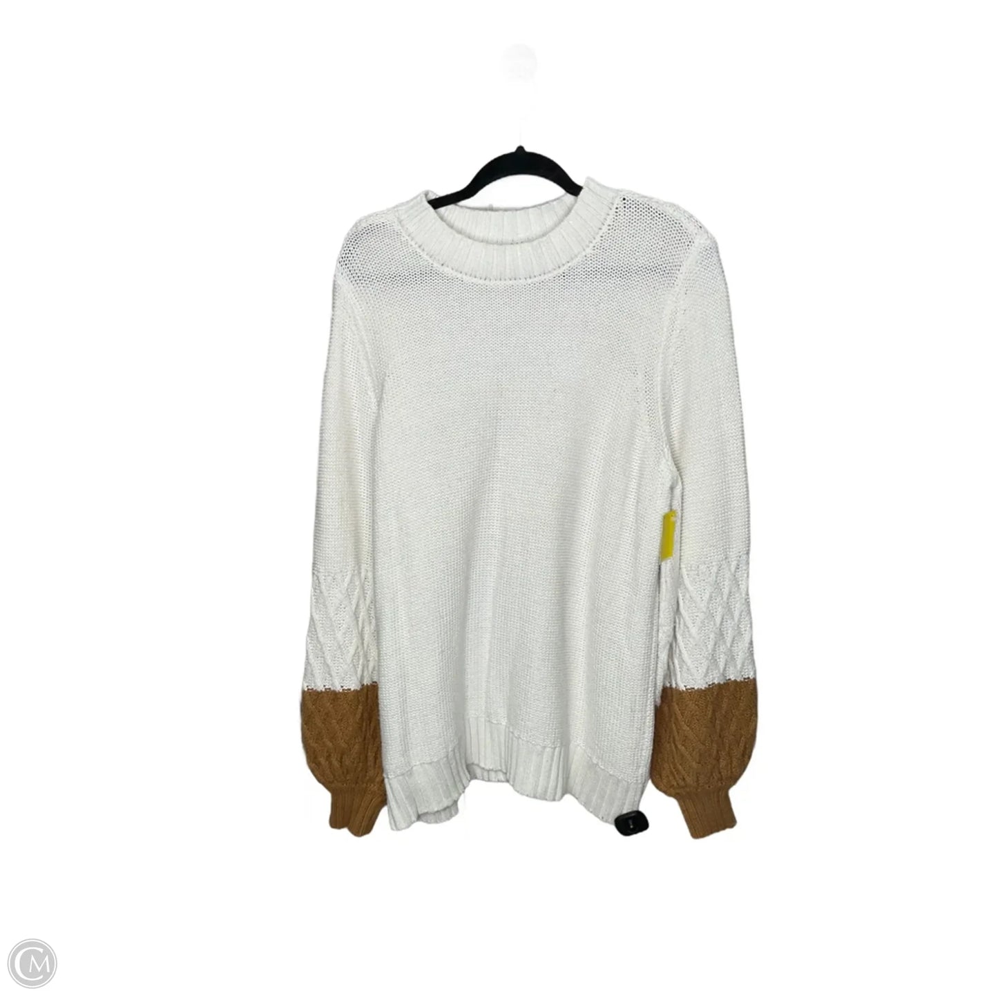 Sweater By Crown And Ivy In White, Size: 2x
