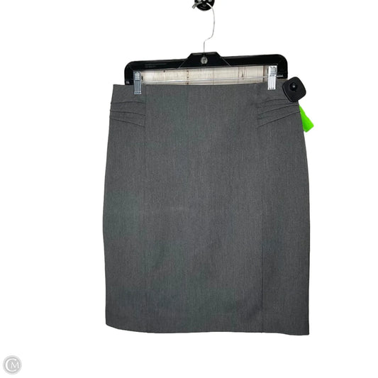 Skirt Midi By Express In Grey, Size: 10