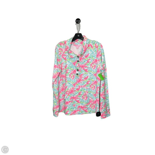 Top Long Sleeve Designer By Lilly Pulitzer In Animal Print, Size: L