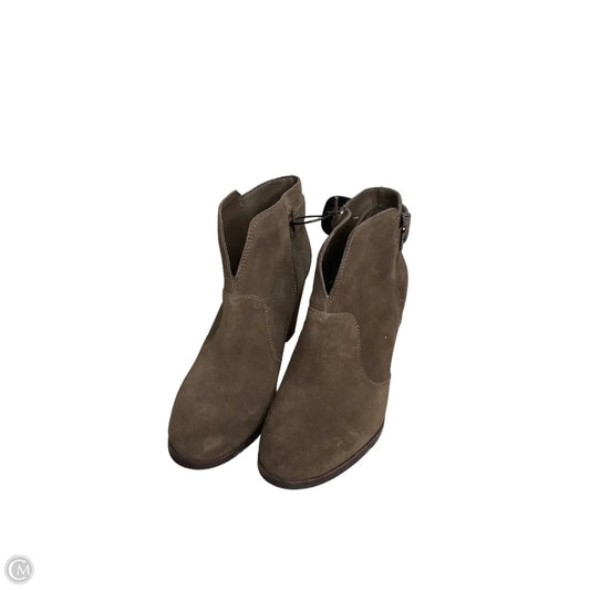 Boots Ankle Heels By Gianni Bini In Brown, Size: 7