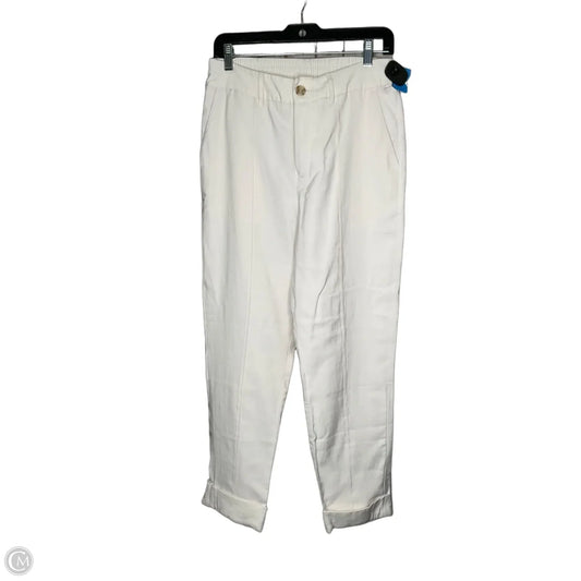 Pants Linen By A New Day In White, Size: S