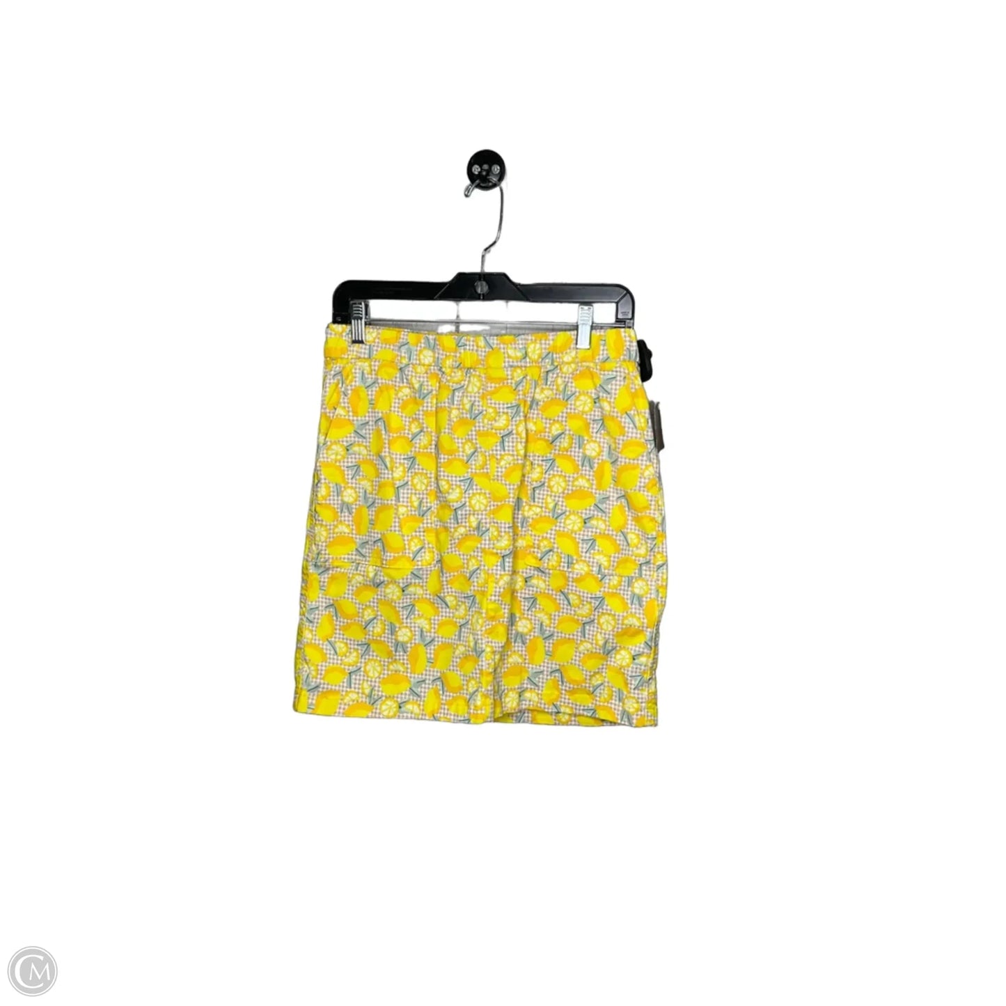 Skirt Mini & Short By Lands End In Yellow, Size: 6
