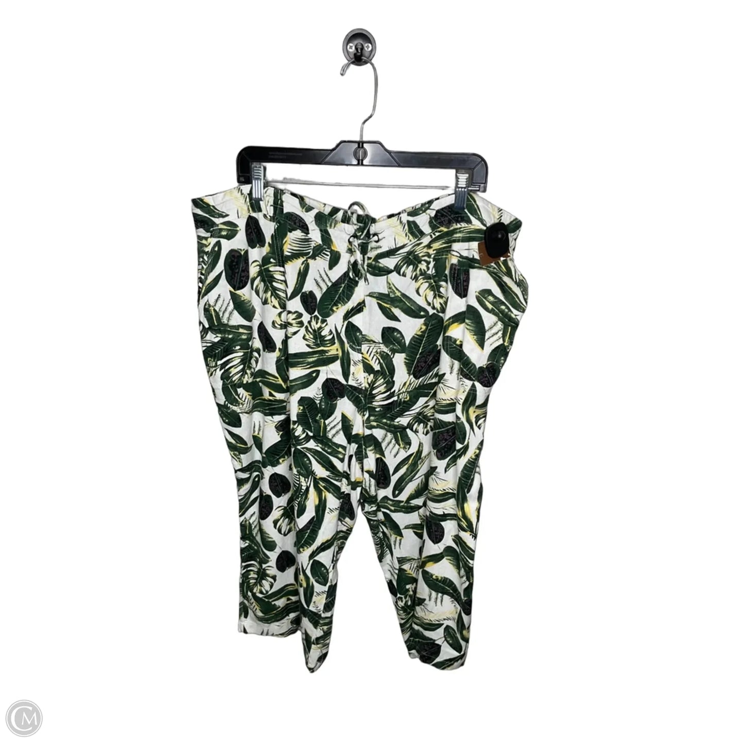 Shorts By Per Se In Floral Print, Size: 2x