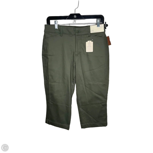 Capris By St Johns Bay In Green, Size: 6