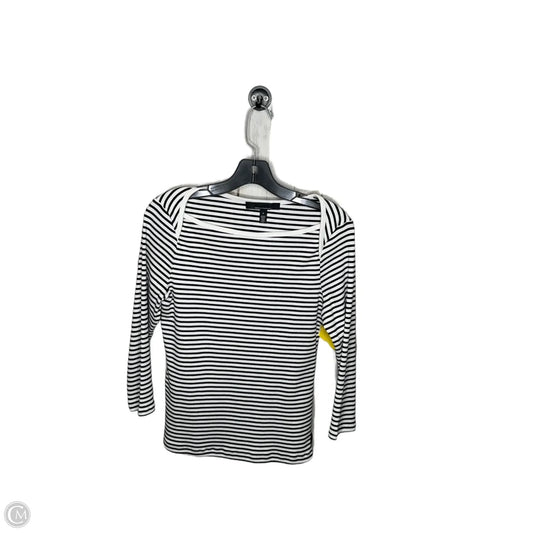 Top Long Sleeve By White House Black Market In Striped Pattern, Size: S