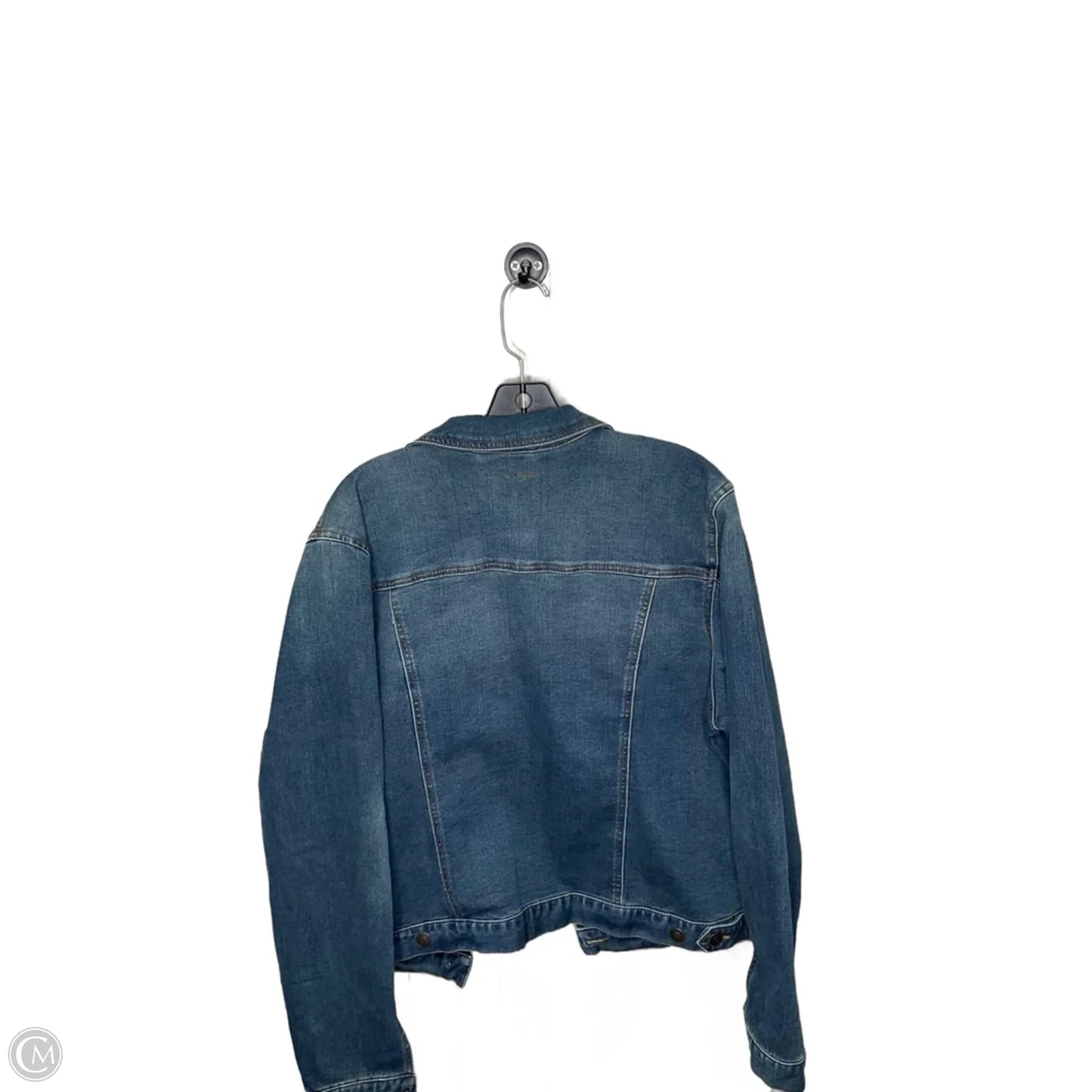 Jacket Denim By Time And Tru In Blue, Size: 22
