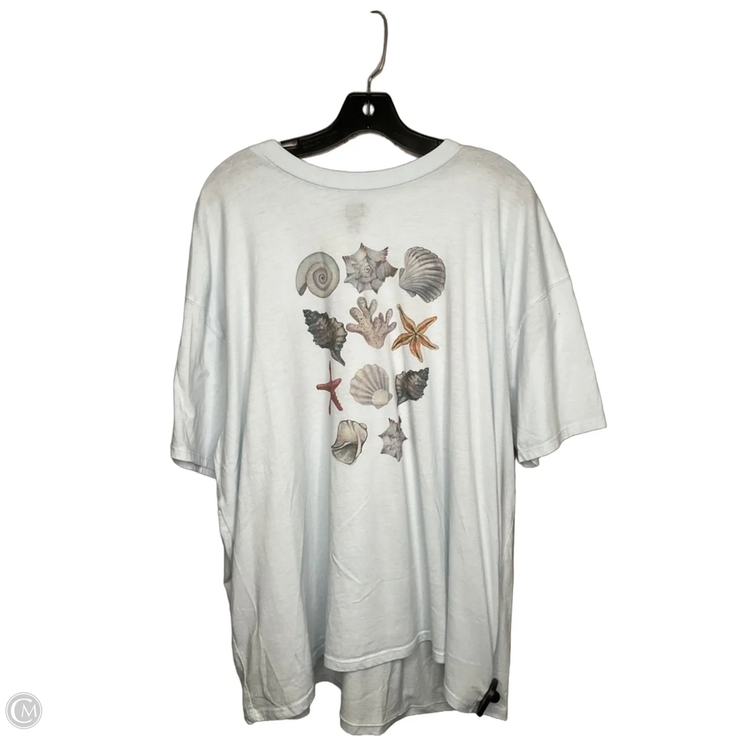 Top Short Sleeve By Wild Fable In Blue, Size: Xxl