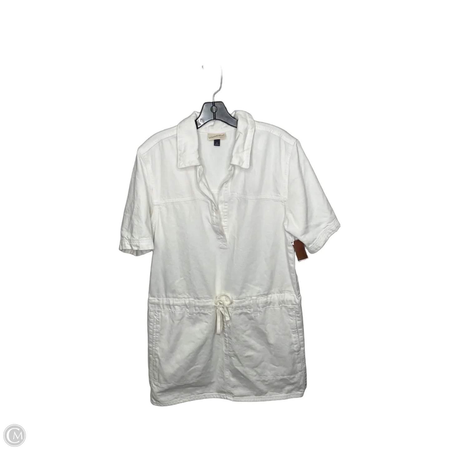 Dress Casual Short By Universal Thread In White Denim, Size: M