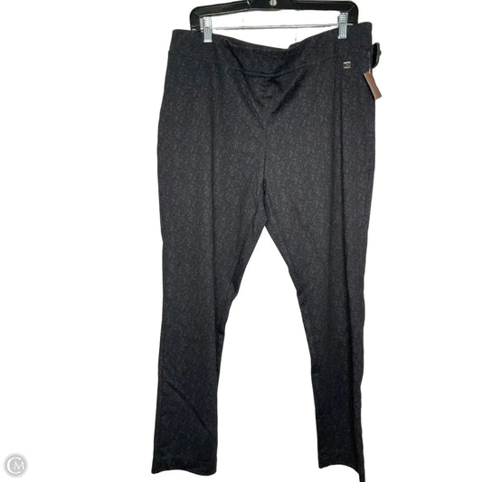 Athletic Leggings By Calvin Klein In Black, Size: Xl