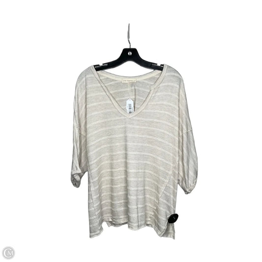 Top Short Sleeve By By Together In Cream, Size: S