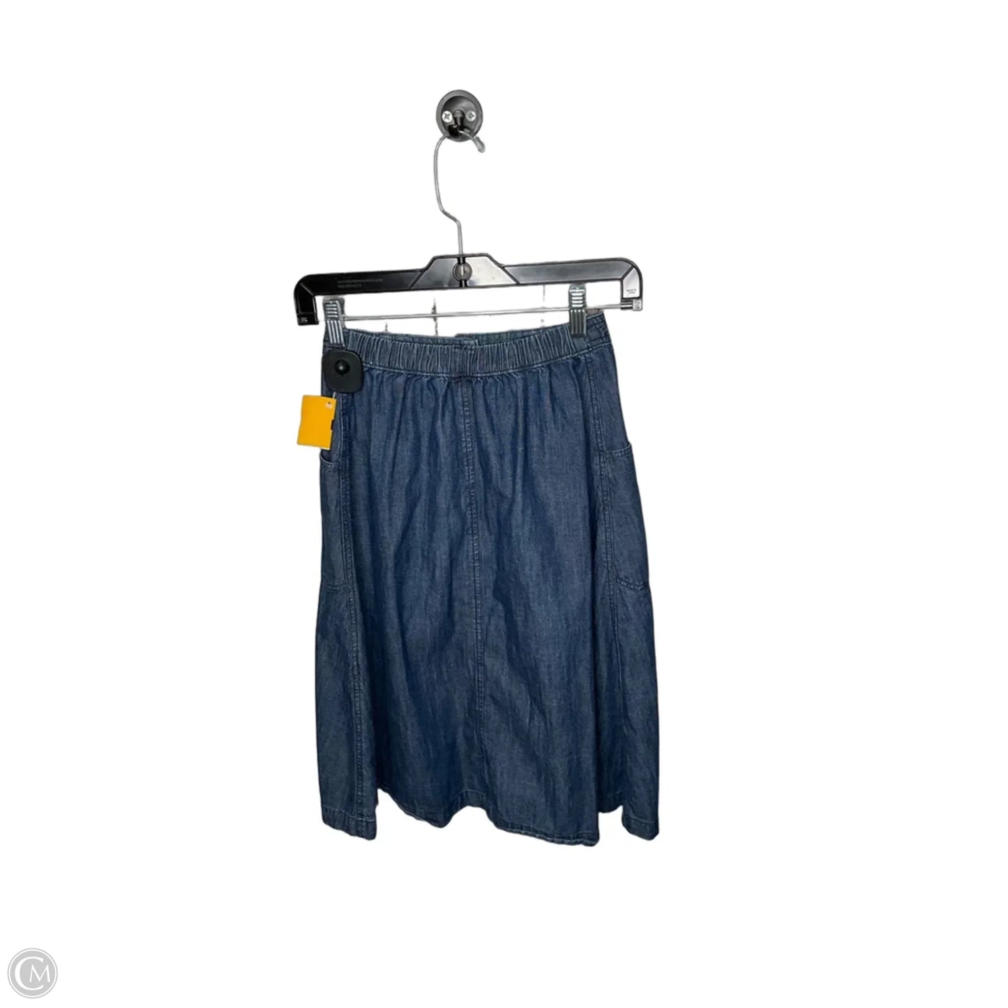 Skirt Midi By Abercrombie And Fitch In Blue, Size: Xs