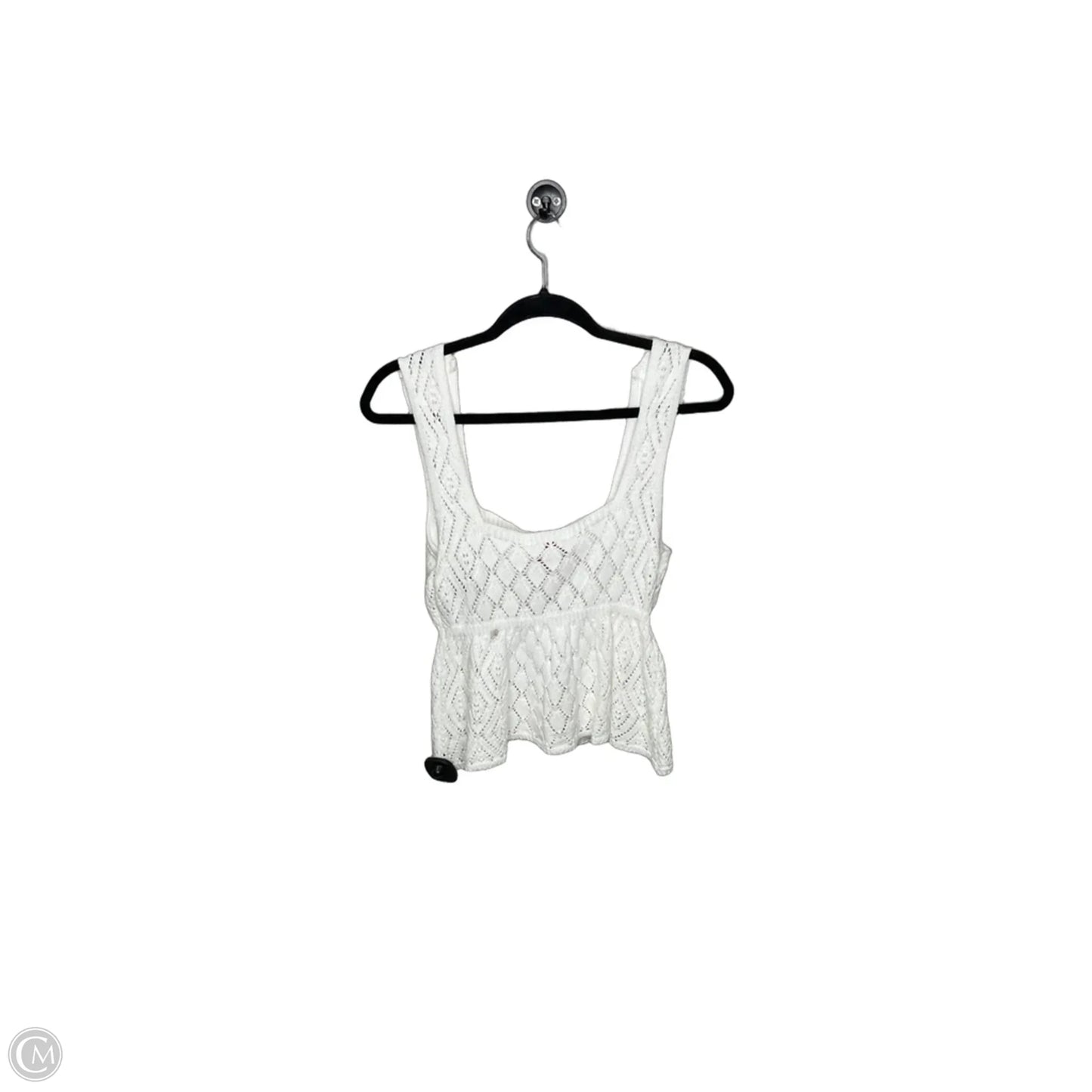 Top Sleeveless By Pink Rose In White, Size: S