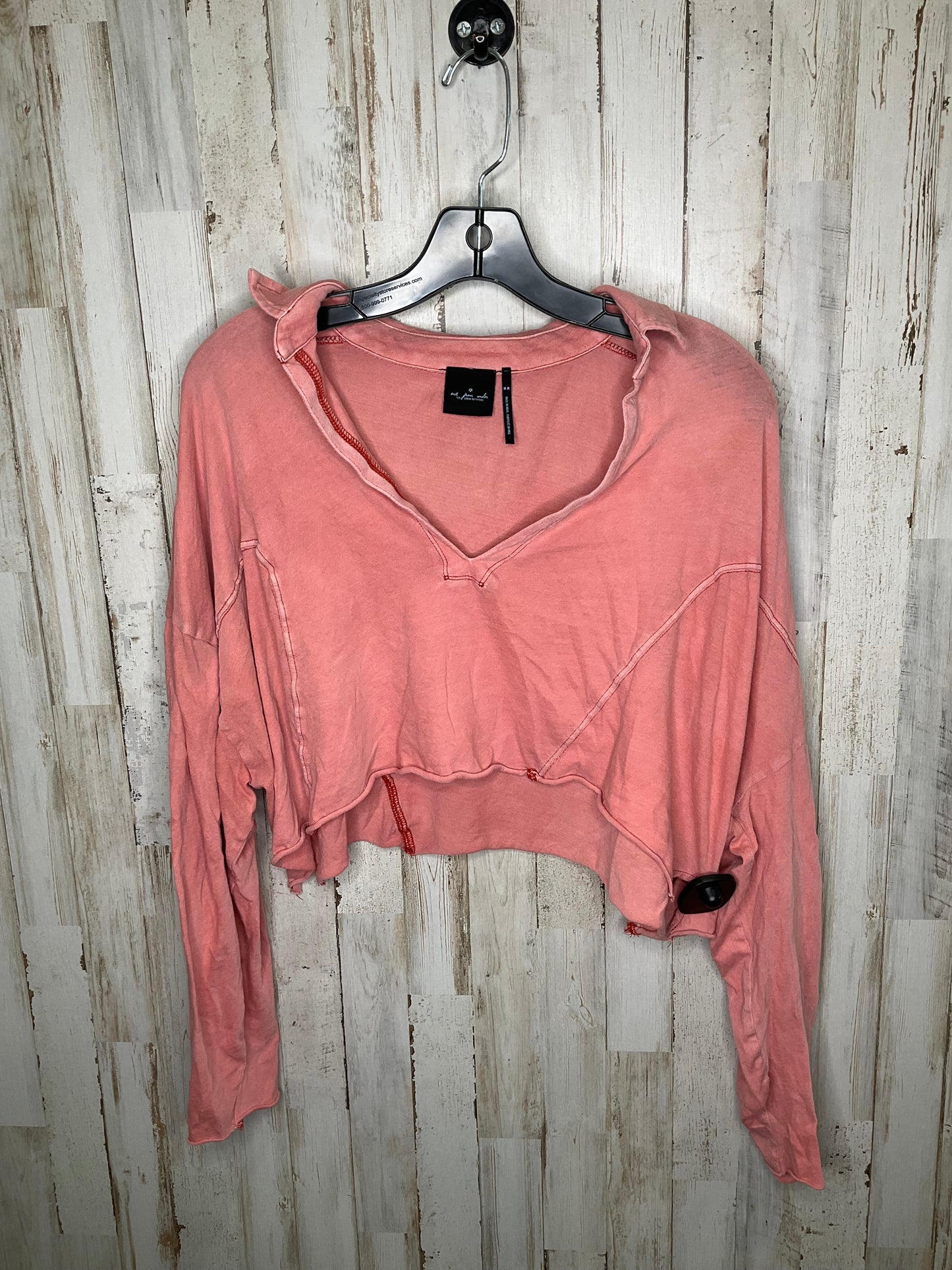 Coral Top Long Sleeve Urban Outfitters, Size M