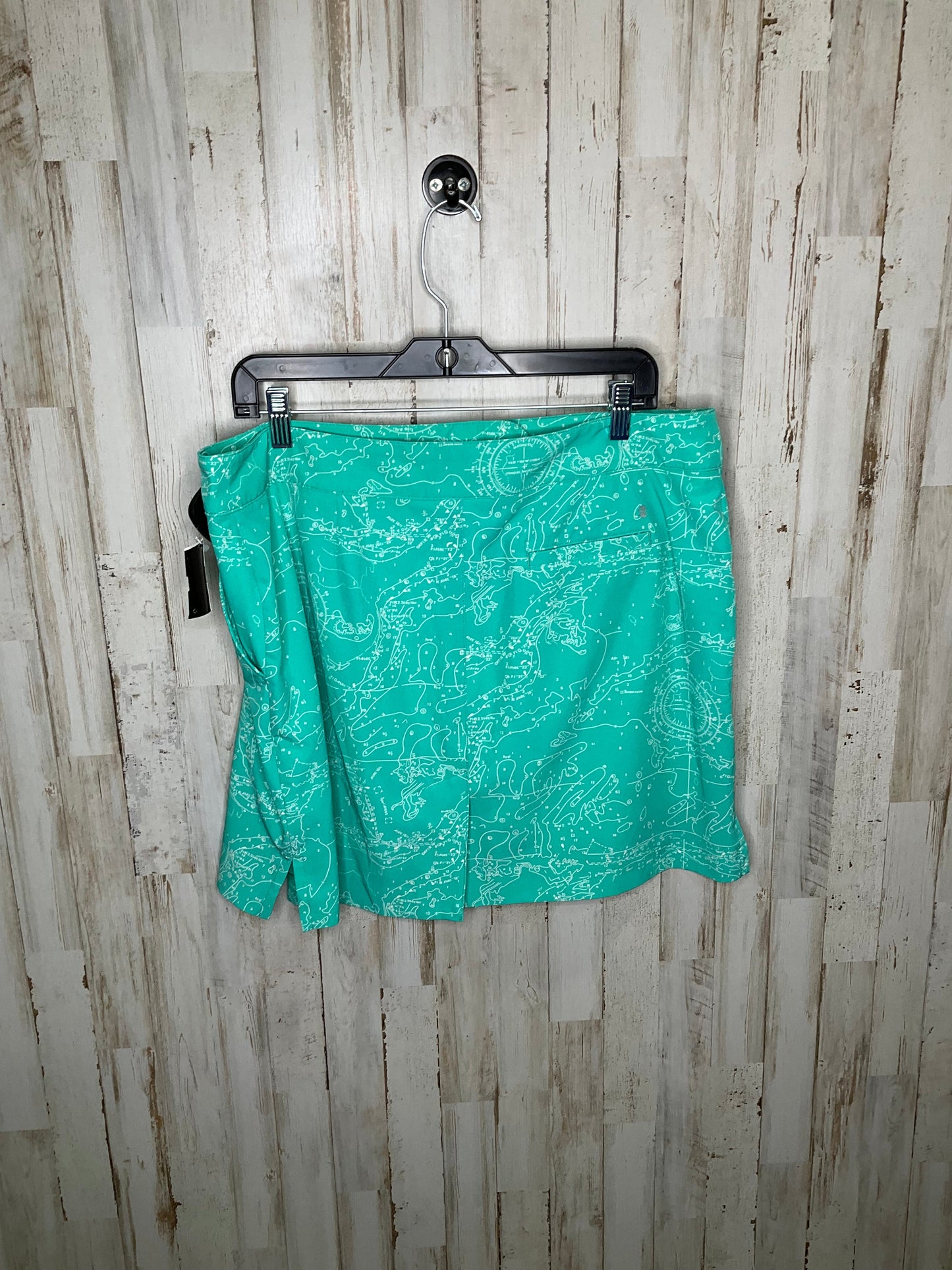 Teal Athletic Skort Izod, Size 14