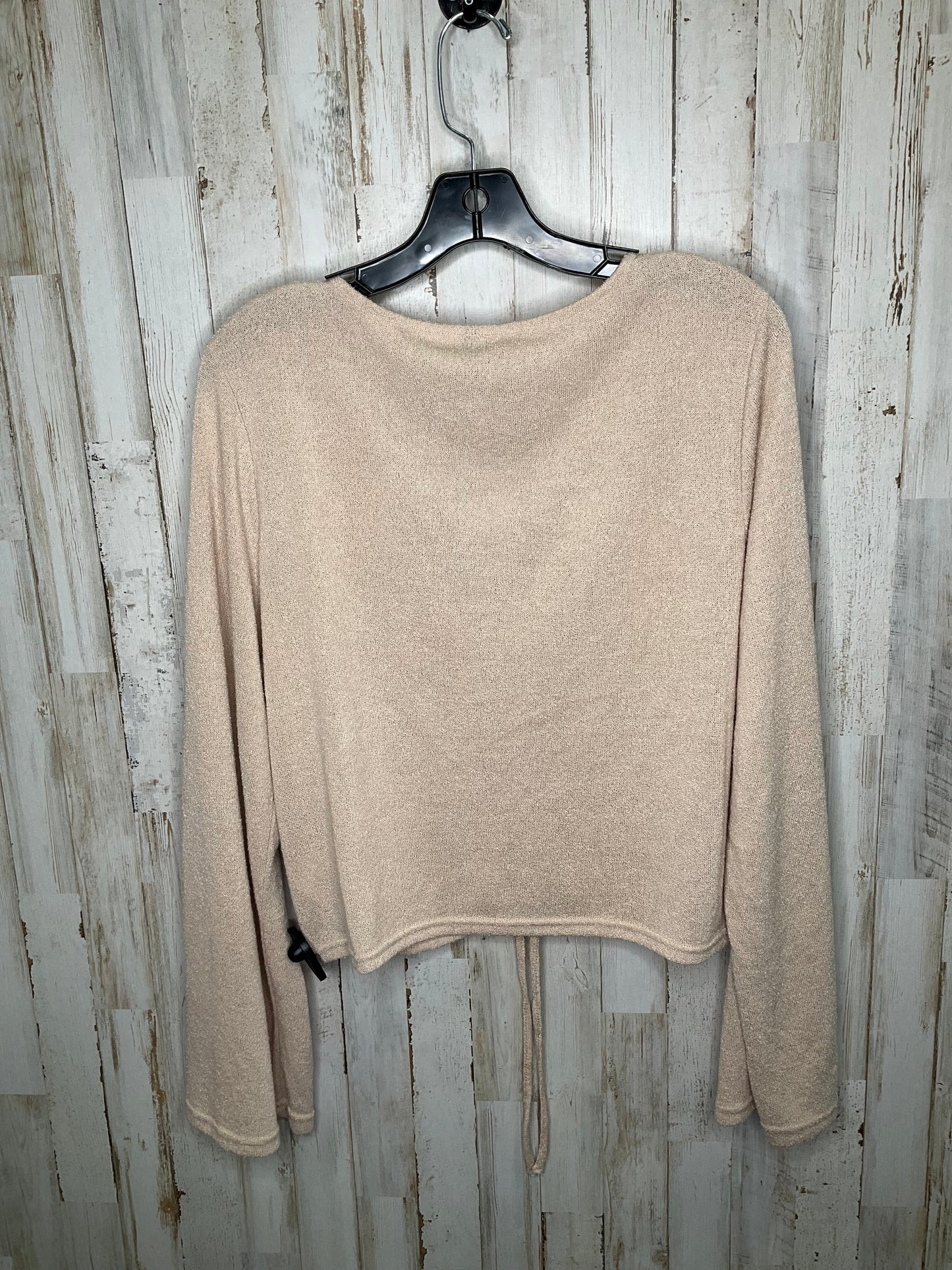 Beige Top Long Sleeve Divided, Size Xl