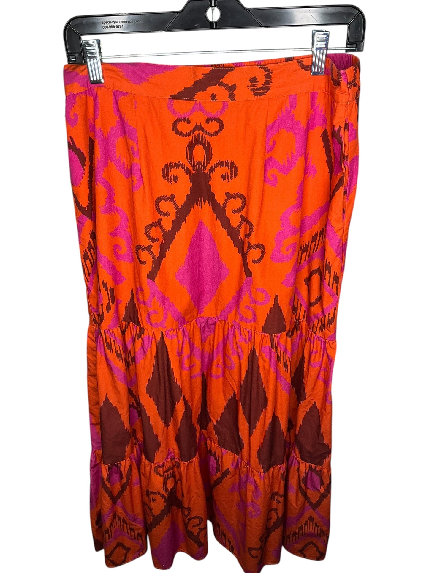 Skirt Maxi By Clothes Mentor In Pink & Red, Size: M