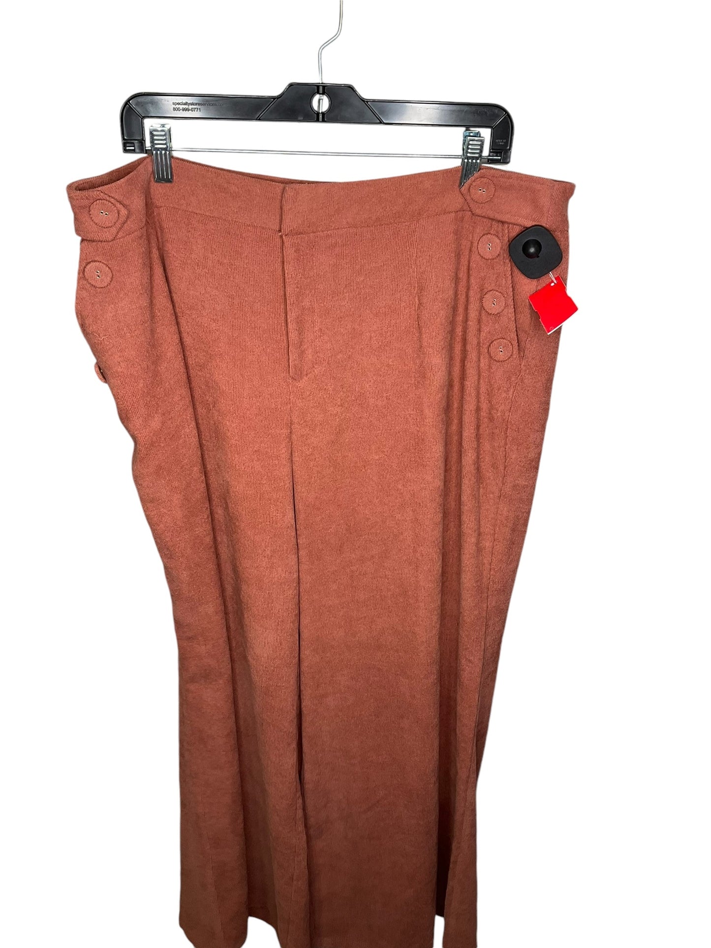 Pants Corduroy By Cato In Orange, Size: 18