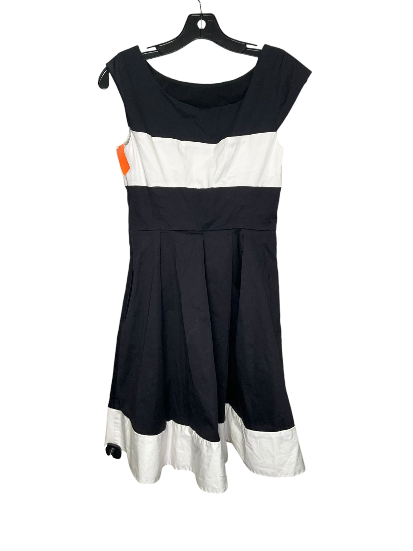 Dress Casual Midi By Kate Spade In Black & White, Size: 6