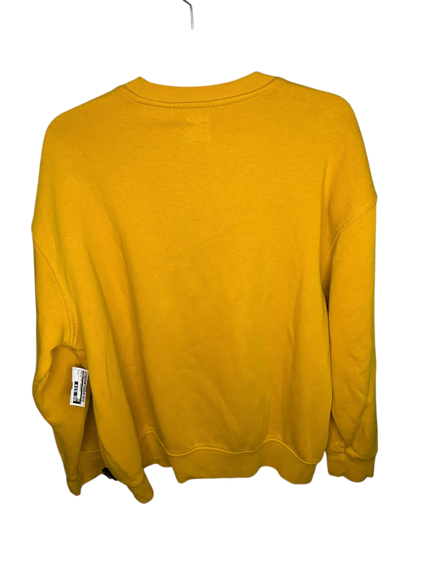 Sweatshirt Crewneck By Levis In Yellow, Size: L