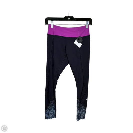 Athletic Capris By Lululemon In Black, Size: 4