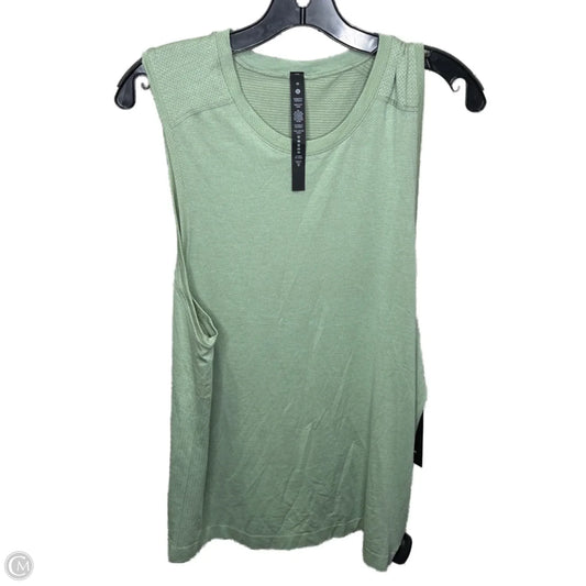 Athletic Tank Top By Lululemon In Green, Size: M