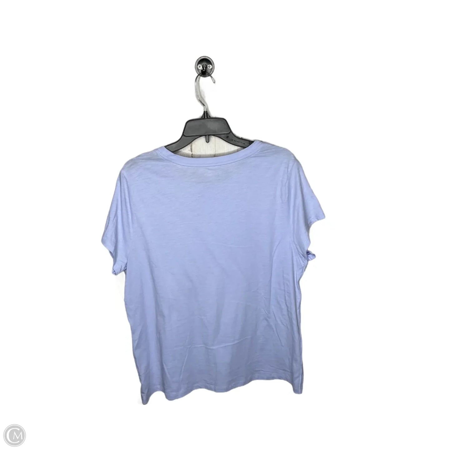 Athletic Top Short Sleeve By Athleta In Blue, Size: Xl