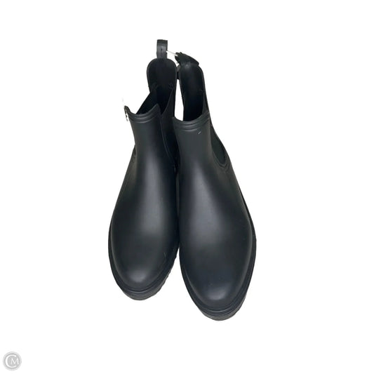 Boots Rain By C And C In Black, Size: 11