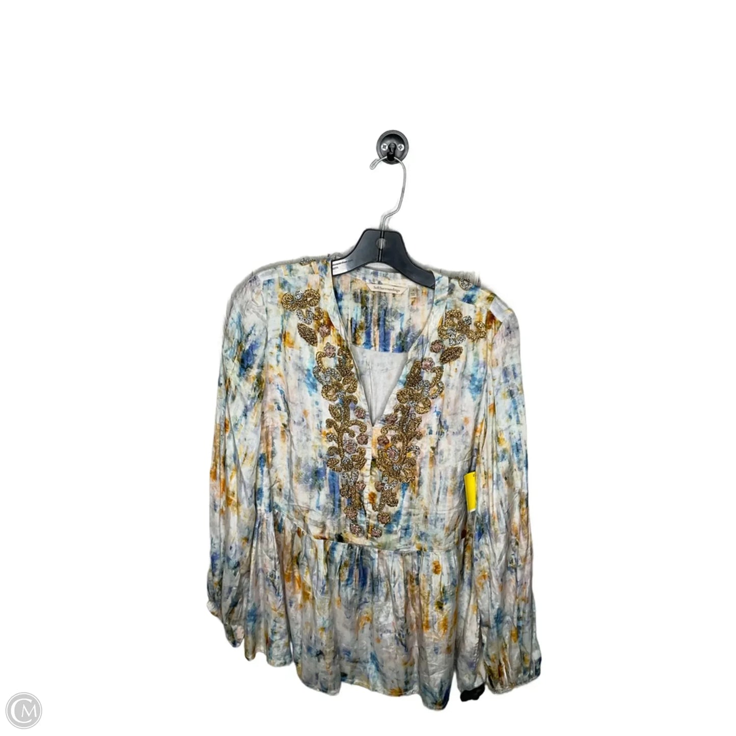 Top Long Sleeve By Soft Surroundings In Multi-colored, Size: S