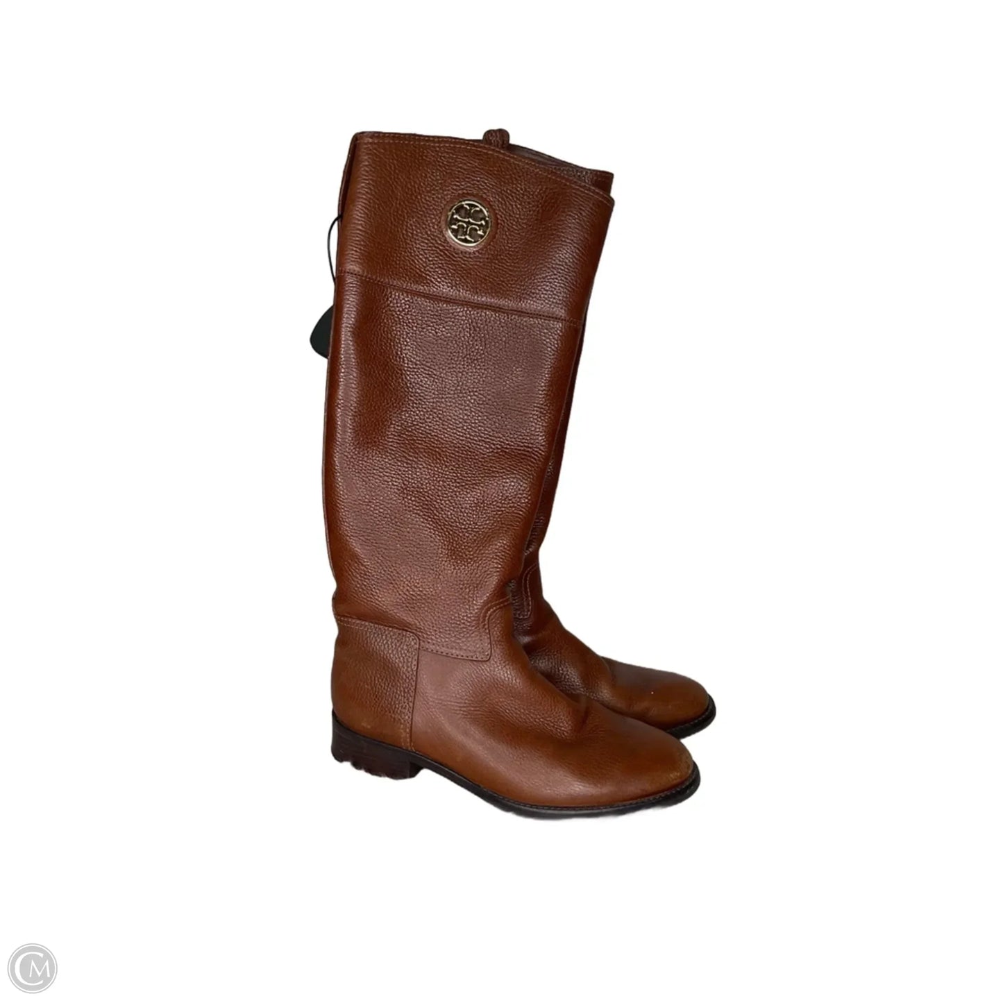 Boots Designer By Tory Burch In Brown, Size: 9