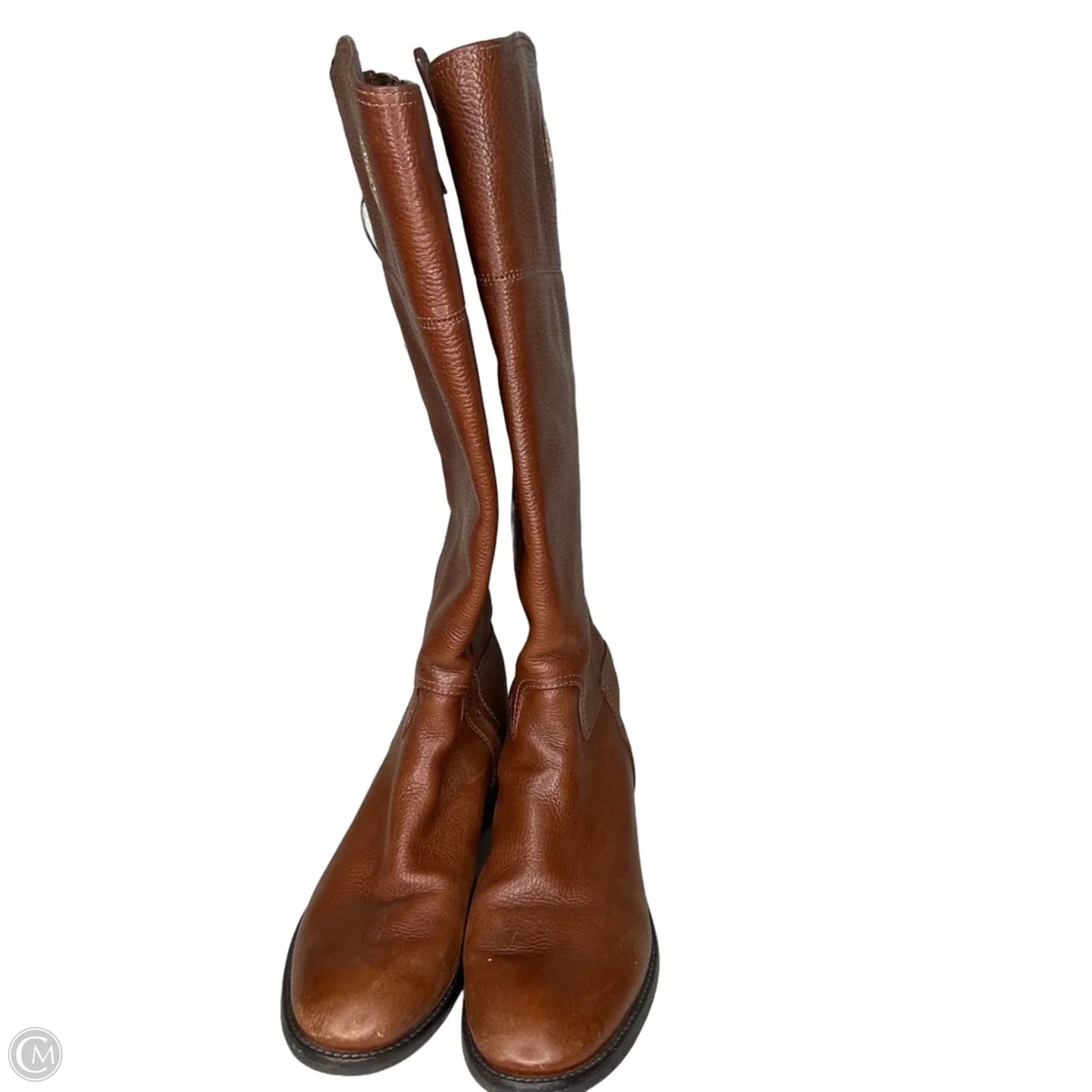 Boots Designer By Tory Burch In Brown, Size: 9