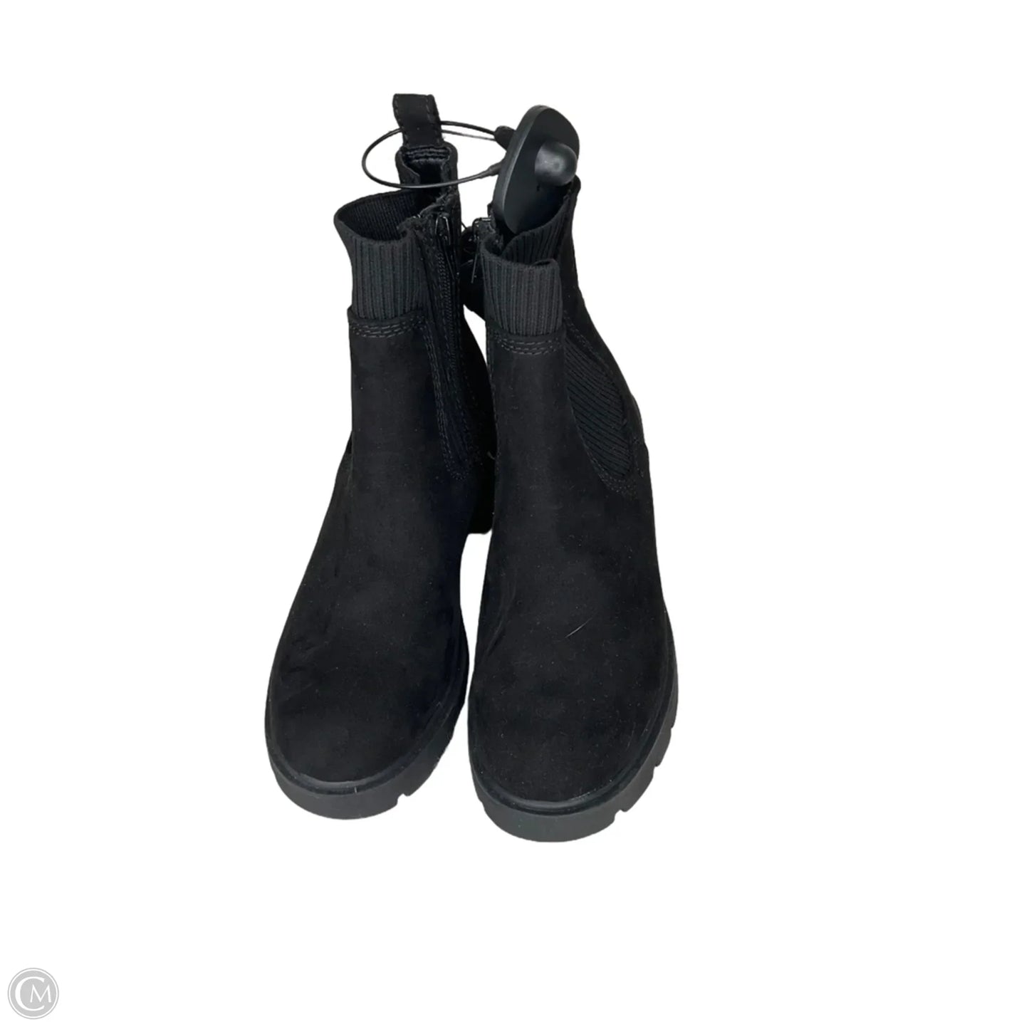 Boots Ankle Flats By Time And Tru In Black, Size: 6