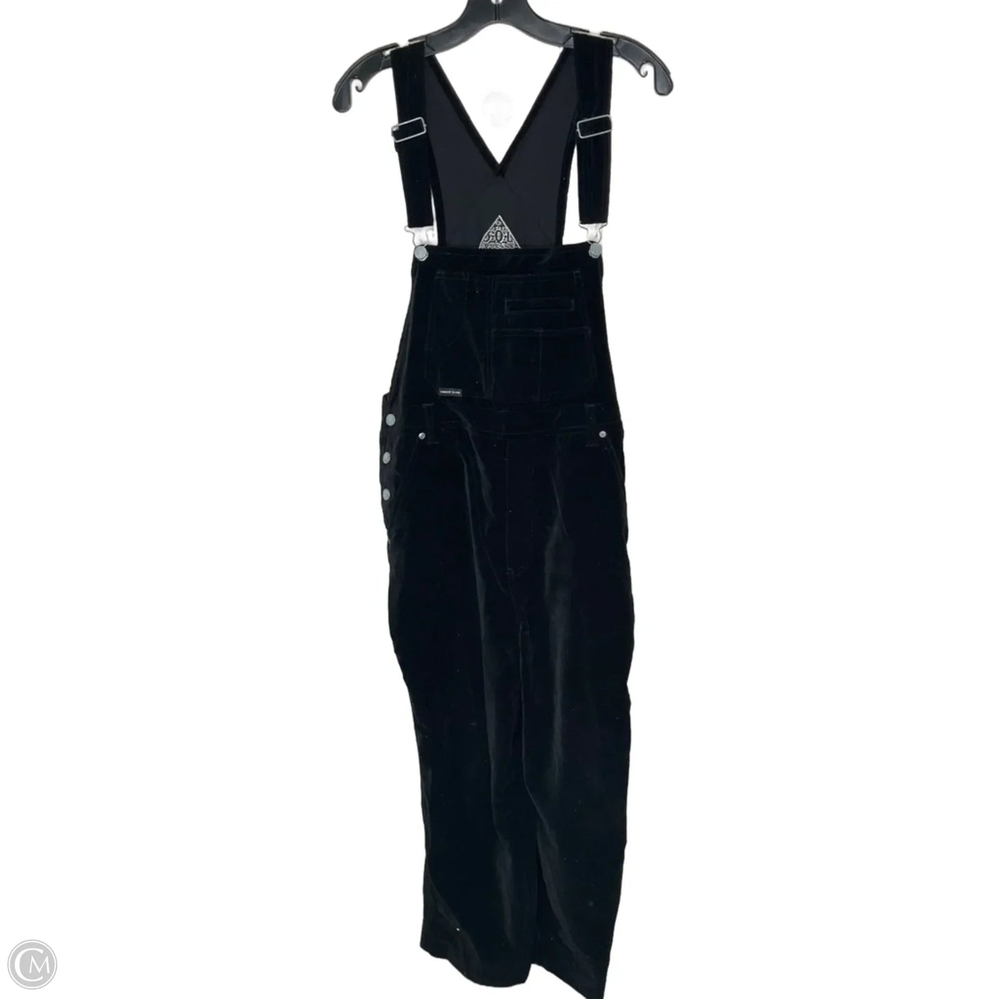Overalls By Clothes Mentor In Black, Size: L