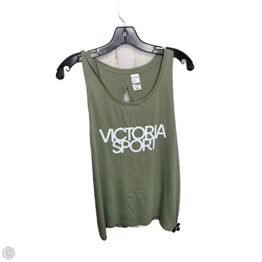 Athletic Tank Top By Victorias Secret In Green, Size: L