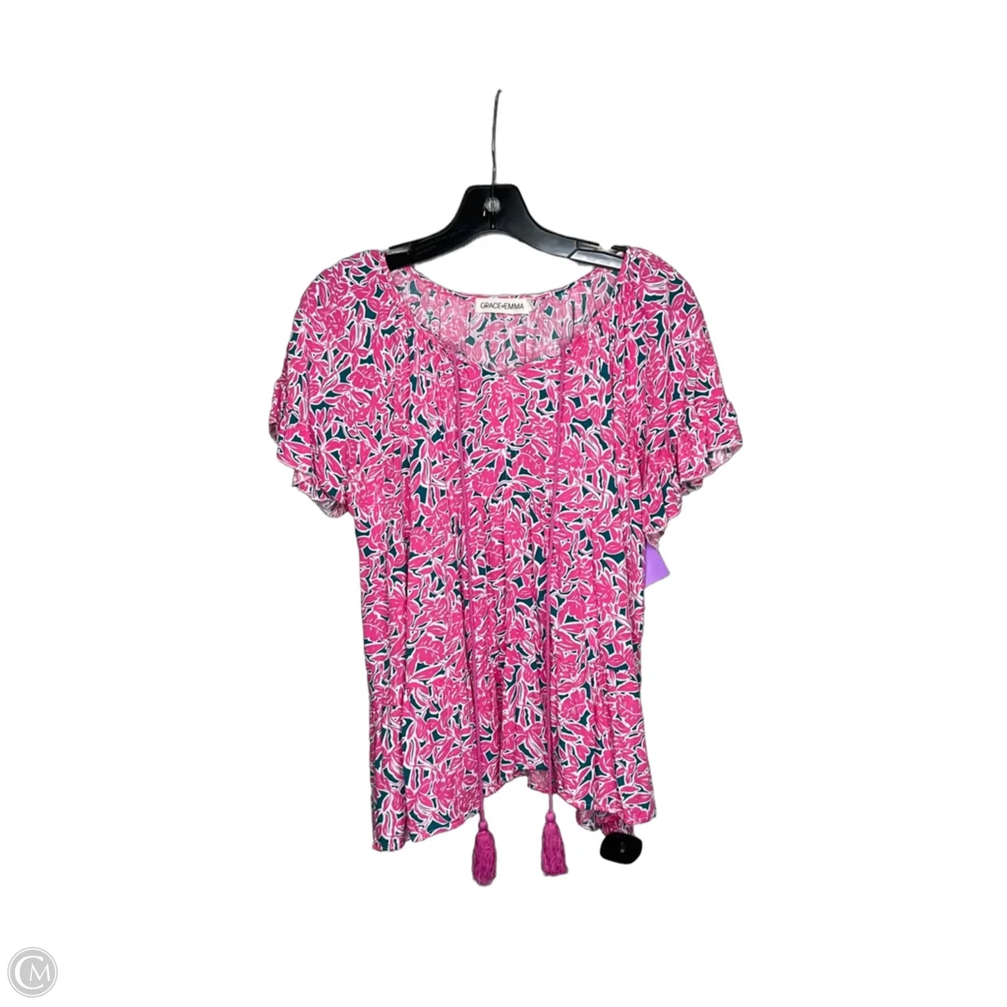 Top Short Sleeve By Clothes Mentor In Pink, Size: S