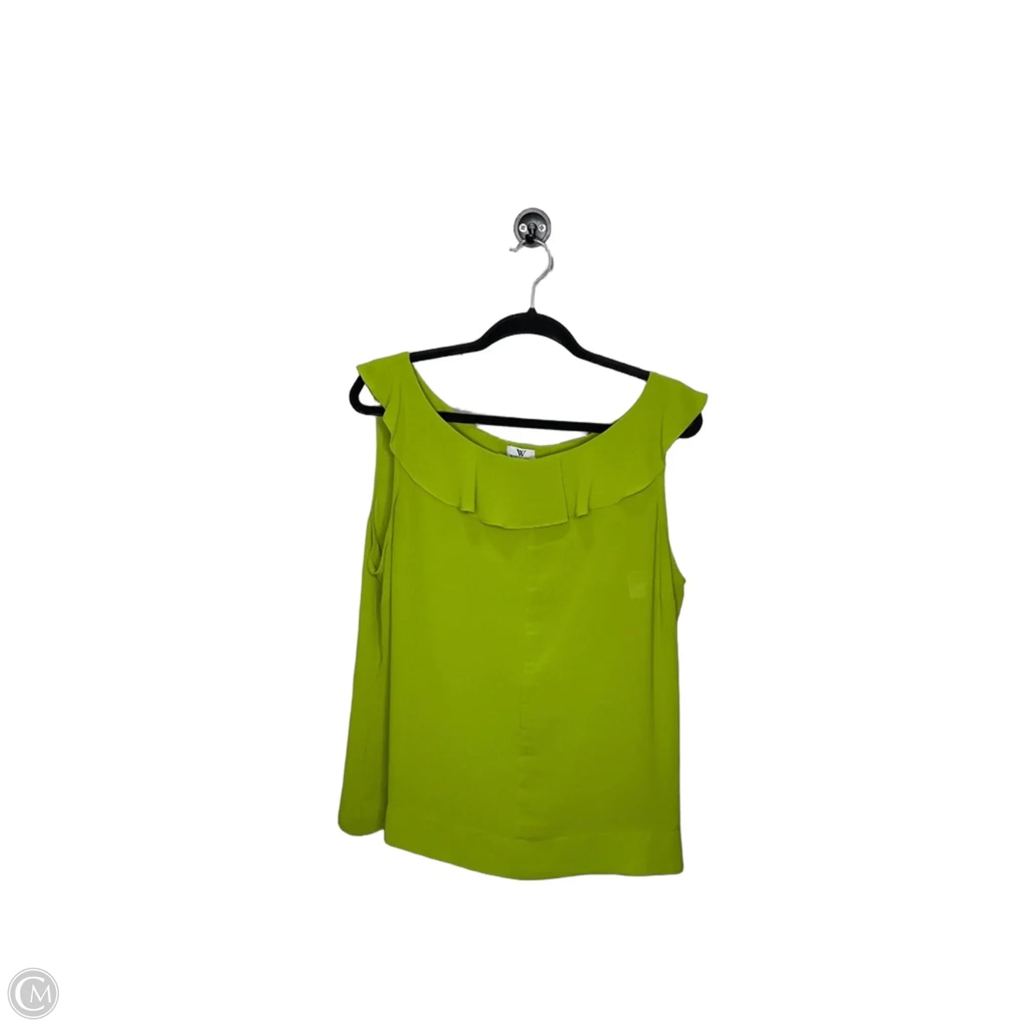 Top Sleeveless By Worthington In Green, Size: Xl