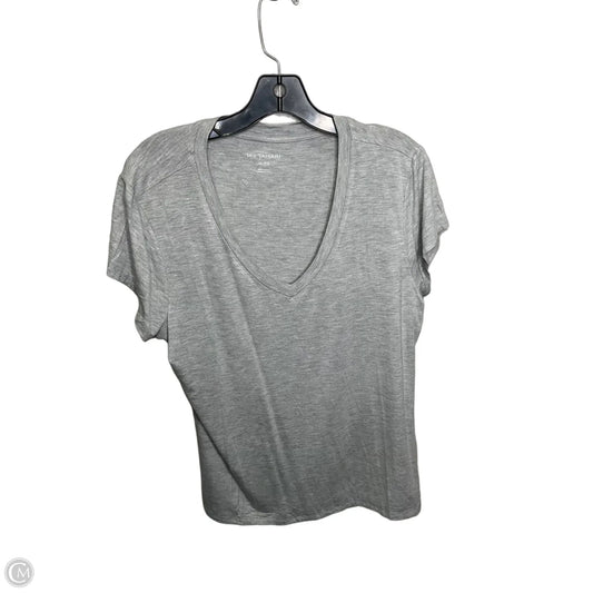 Top Short Sleeve Basic By Tahari In Grey, Size: Xl