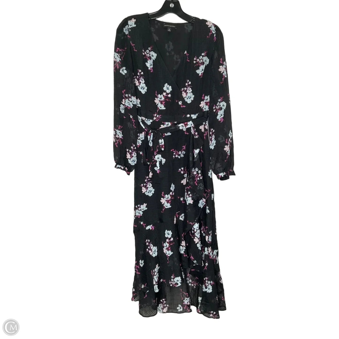 Dress Casual Maxi By Banana Republic In Black, Size: 0