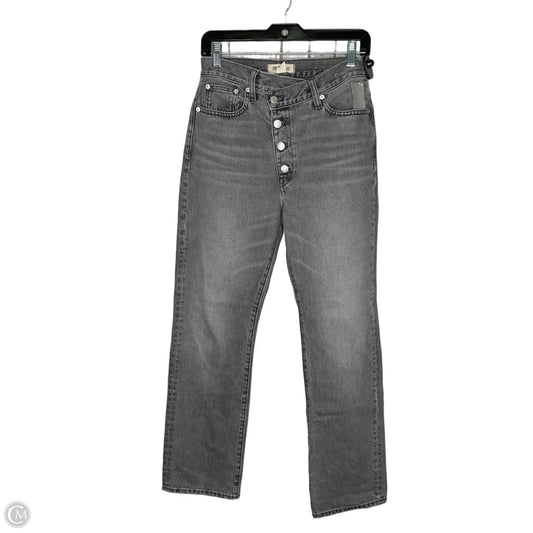 Jeans Straight By Madewell In Grey, Size: 2