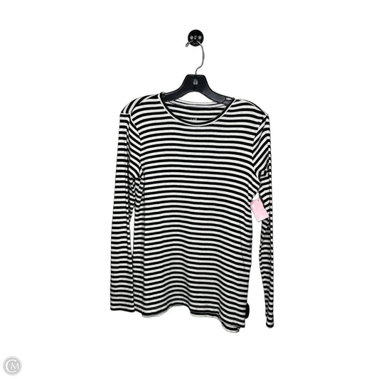 Top 3/4 Sleeve By J. Jill In Black & White, Size: Xs
