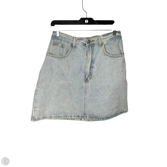 Skirt Mini & Short By Clothes Mentor In Blue, Size: 1x
