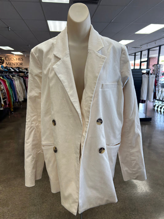 Blazer By Maeve In Cream, Size:6