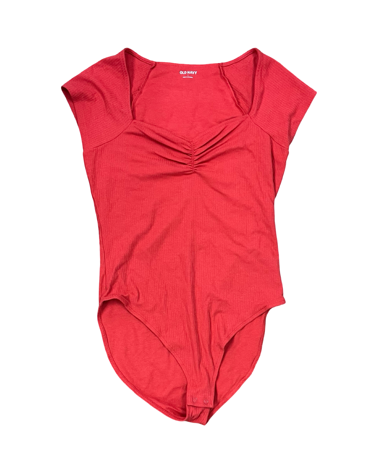 Bodysuit By Old Navy In Red, Size:L