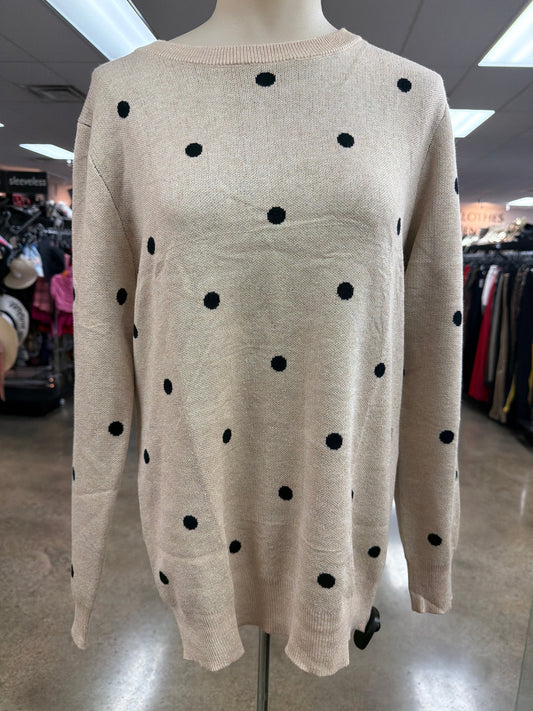 Sweater By Clothes Mentor In Polkadot Pattern, Size:S