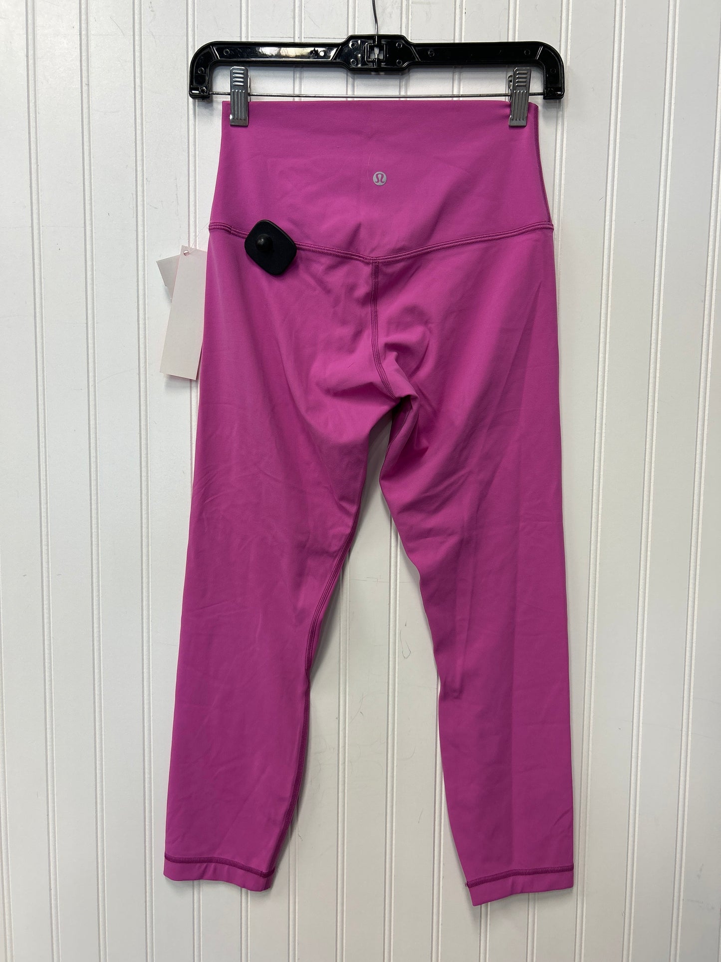 Athletic Leggings Capris By Lululemon In Pink, Size:6