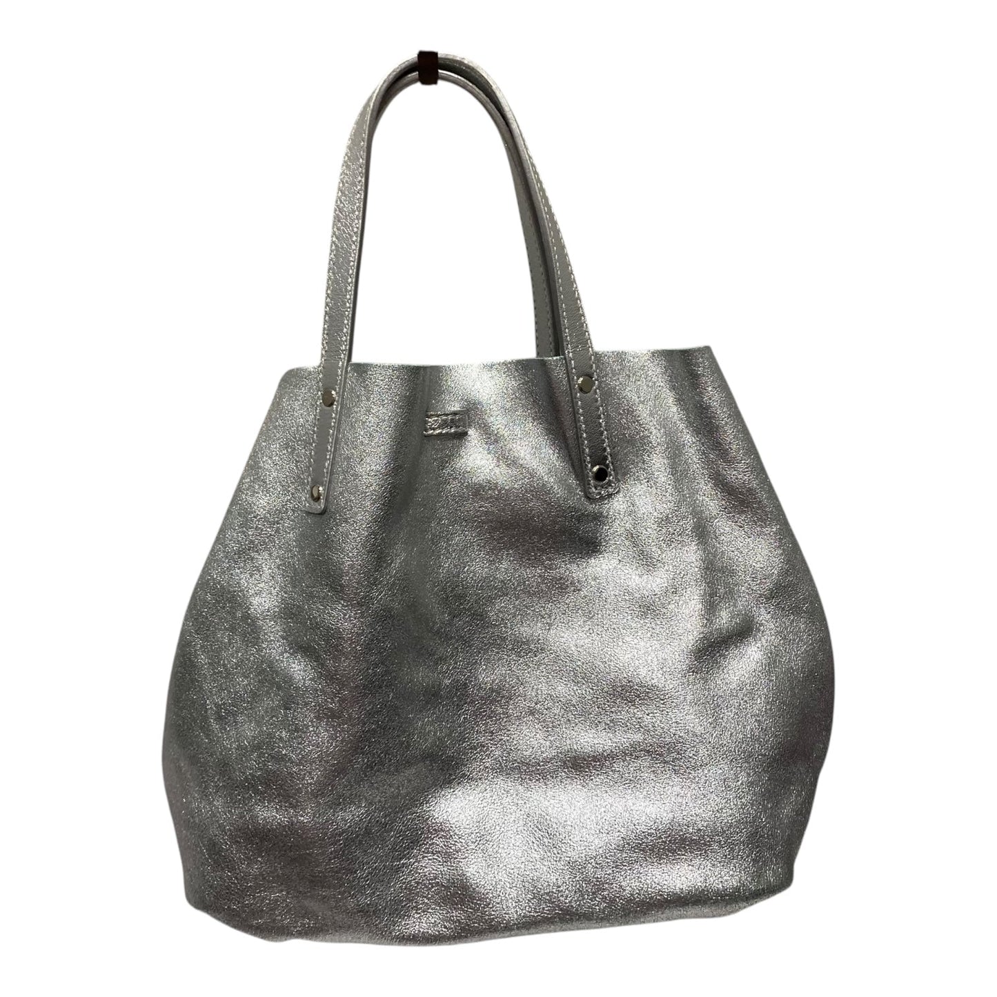 HANDBAG LUXURY DESIGNER by TIFFANY AND COMPANY In SILVER, Size: MEDIUM