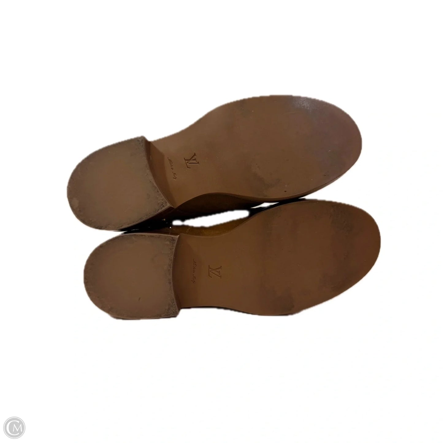 Boots Luxury Designer By Louis Vuitton In Tan, Size: 6.5